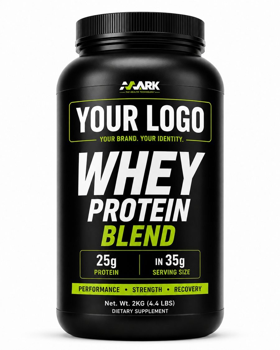 MARK Whey Protein Blend bottle
