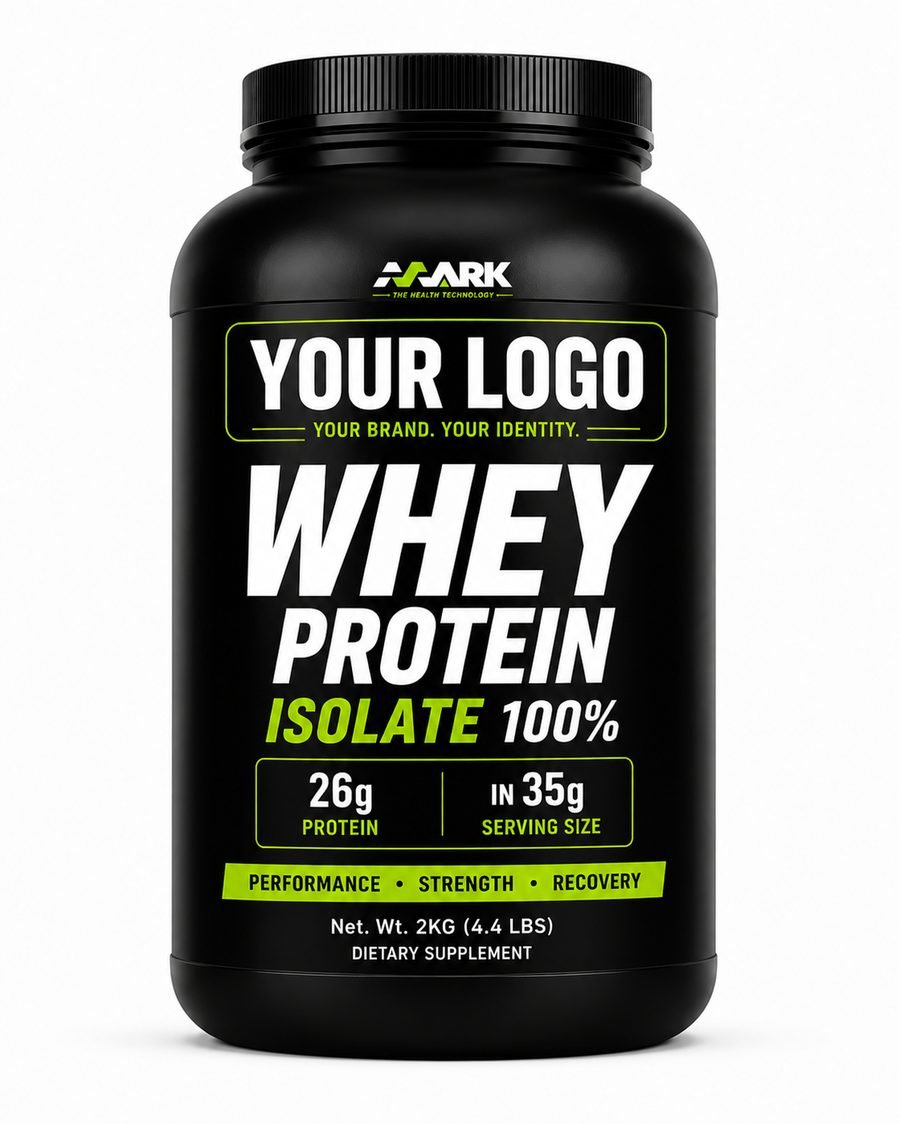 MARK Whey Protein Isolate 100% bottle